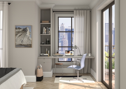6556 T Tischleuchte KAISER idell Fritz Hansen Easy grey