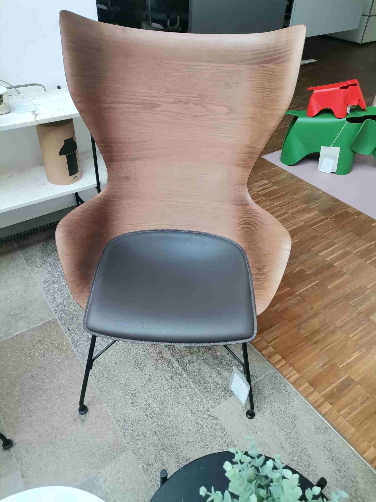 K/WOOD 4915 Sessel Kartell AUSSTELLUNGSSTÜCK 