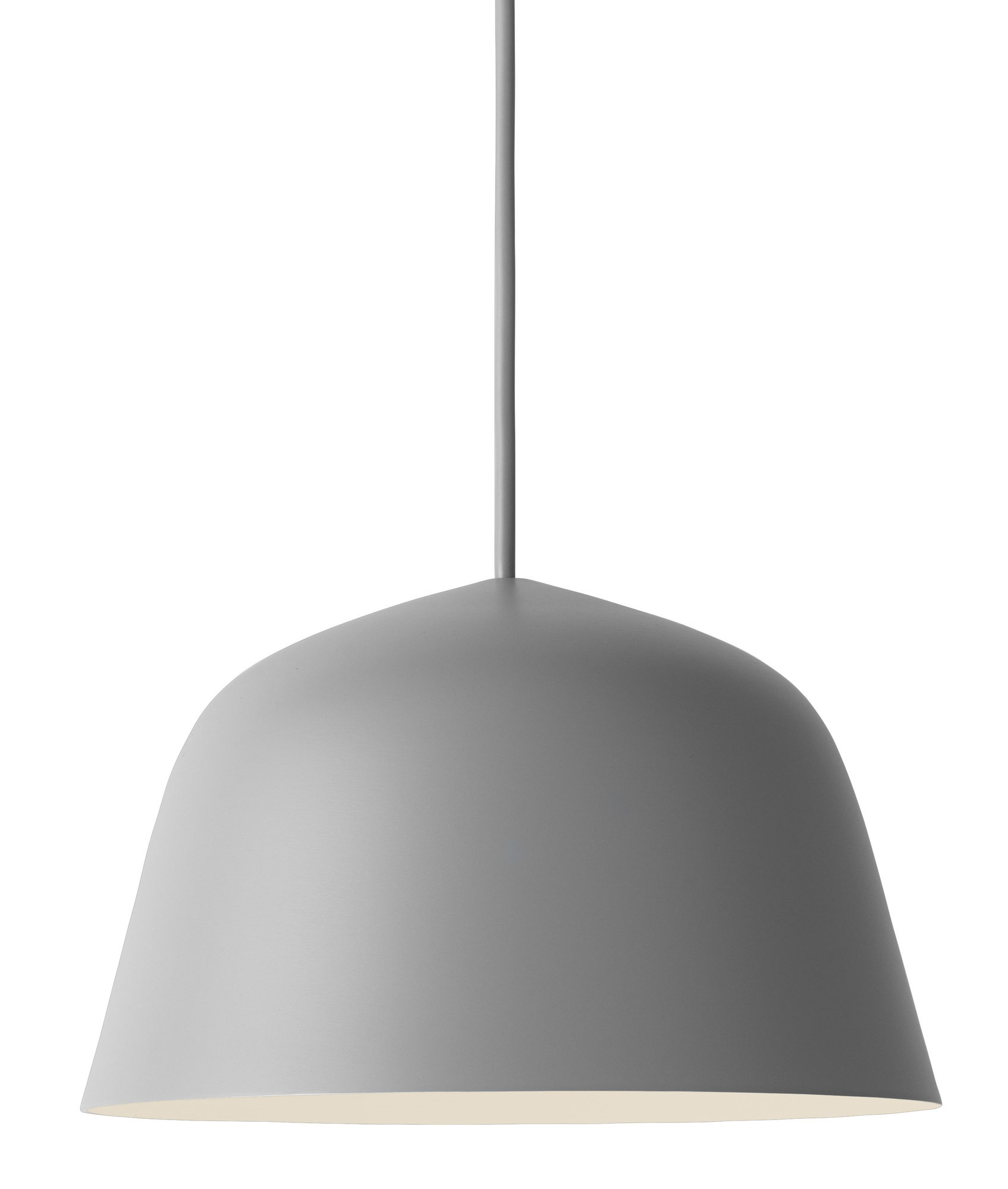 Ambit Pendant Lamp 25 Pendelleuchte Muuto Grau Graue Muuto Ambit Pendelleuchte 25: Moderne Hängelampe für Wohnzimmer und Esszimmer.
