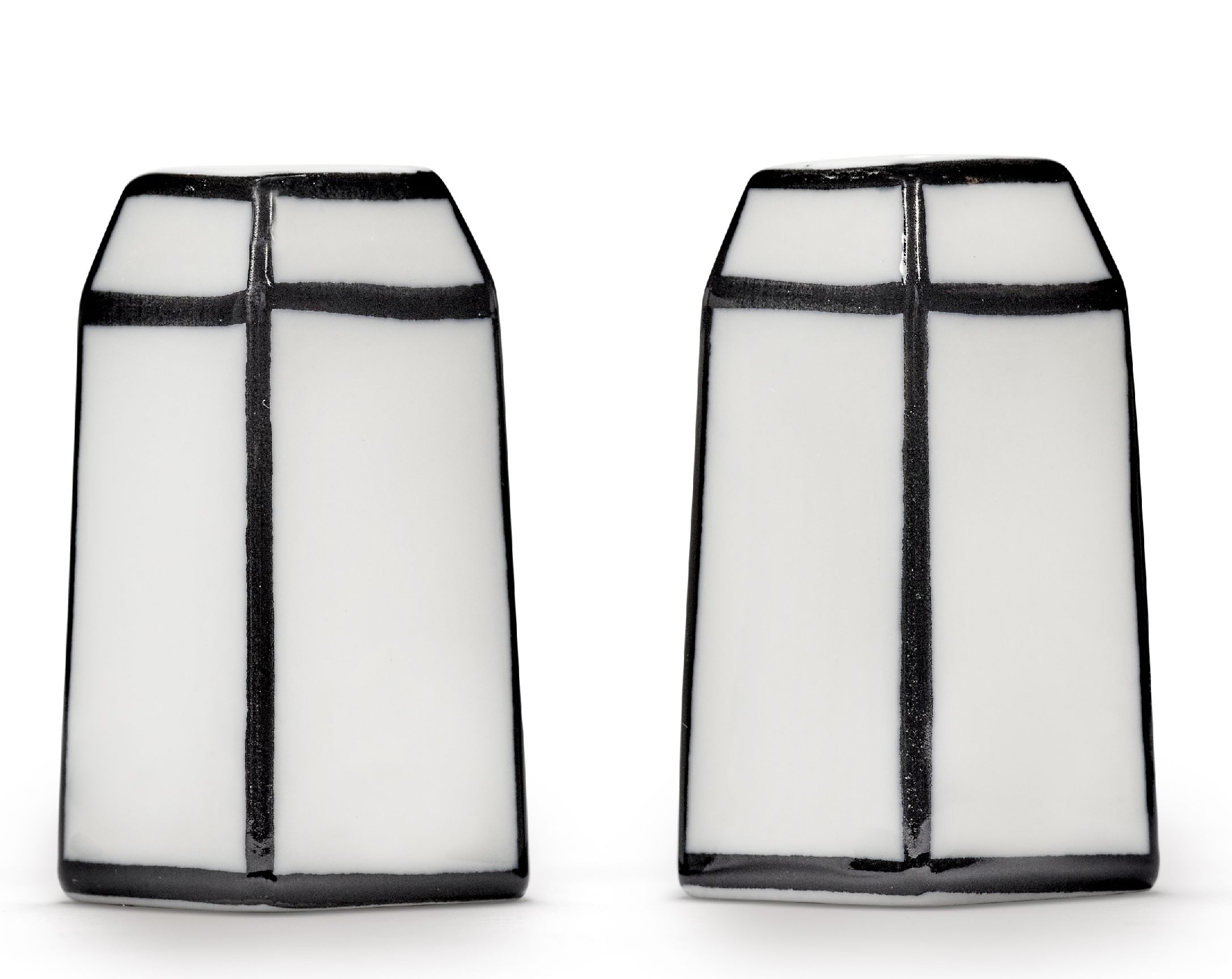 Salz & Pfeffer Streuer Set Weiß/Schwarz Carte Blanche Serax