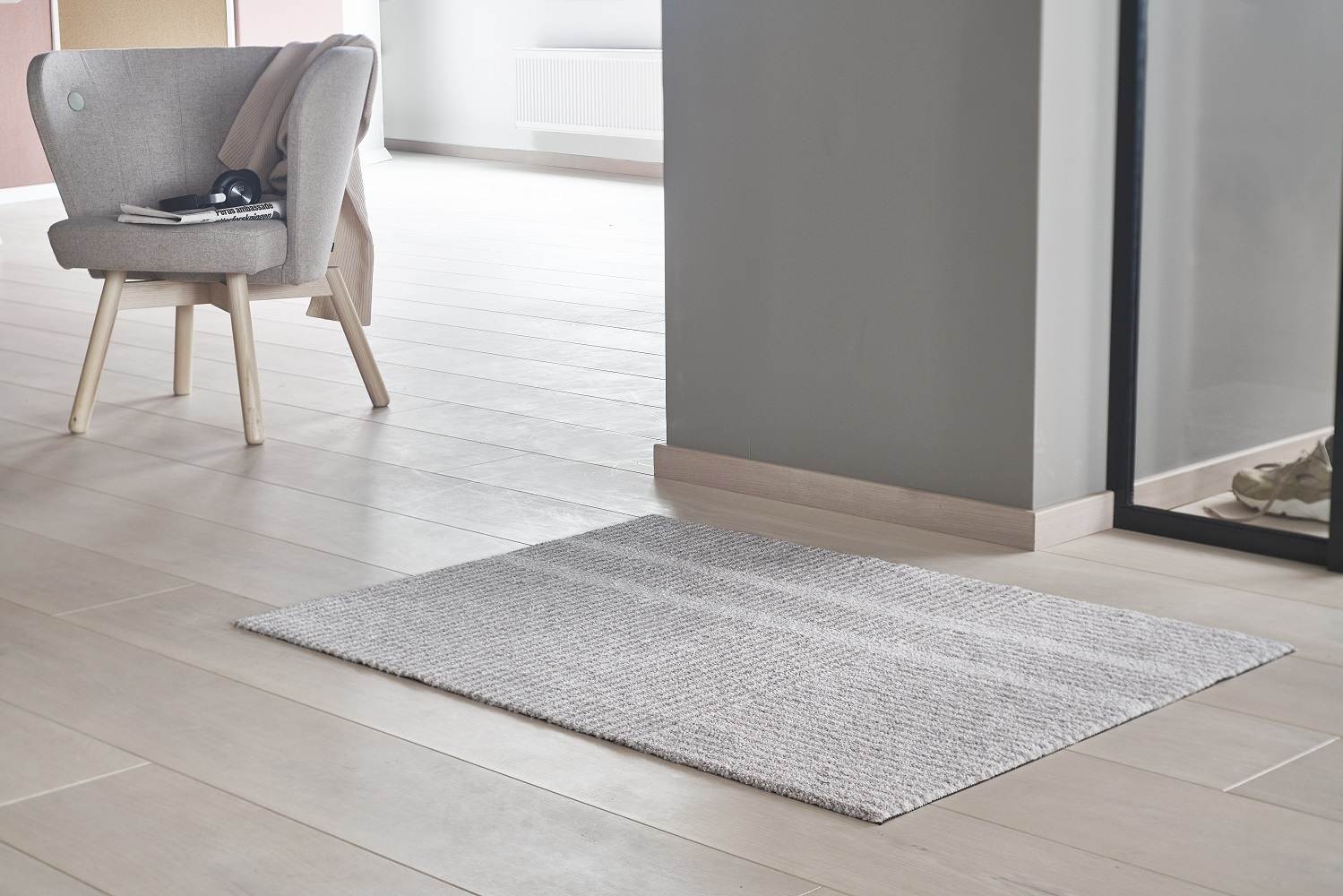Løype Indoor / Outdoor Fußmatte B 60 x T 85 cm / BREEZY BEIGE Heymat EINZELSTÜCK