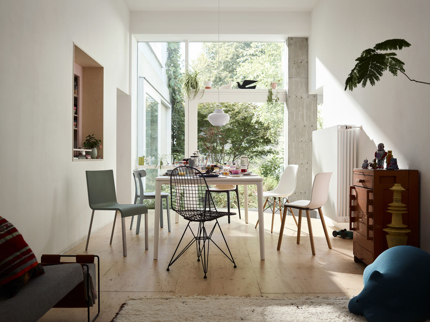 DKR Wire Chair Stuhl ungepolstert Vitra