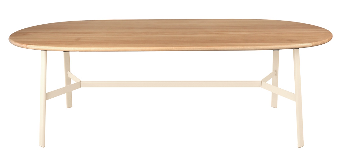 SO’O Esstisch aus Eiche 220 × 95 cm (oval) Indoor Fermob