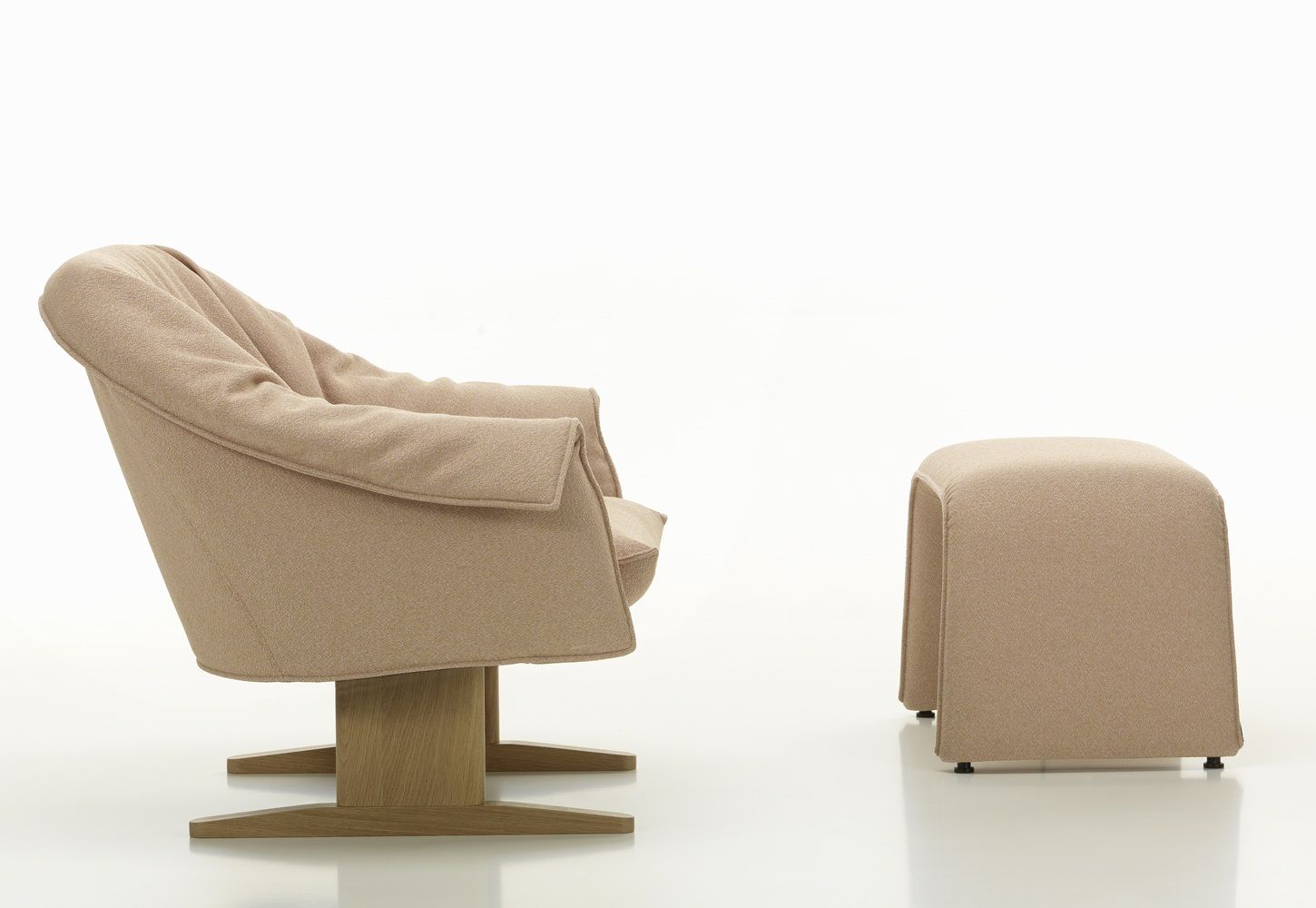 Bascule Lowback Sessel mit Bank Vitra