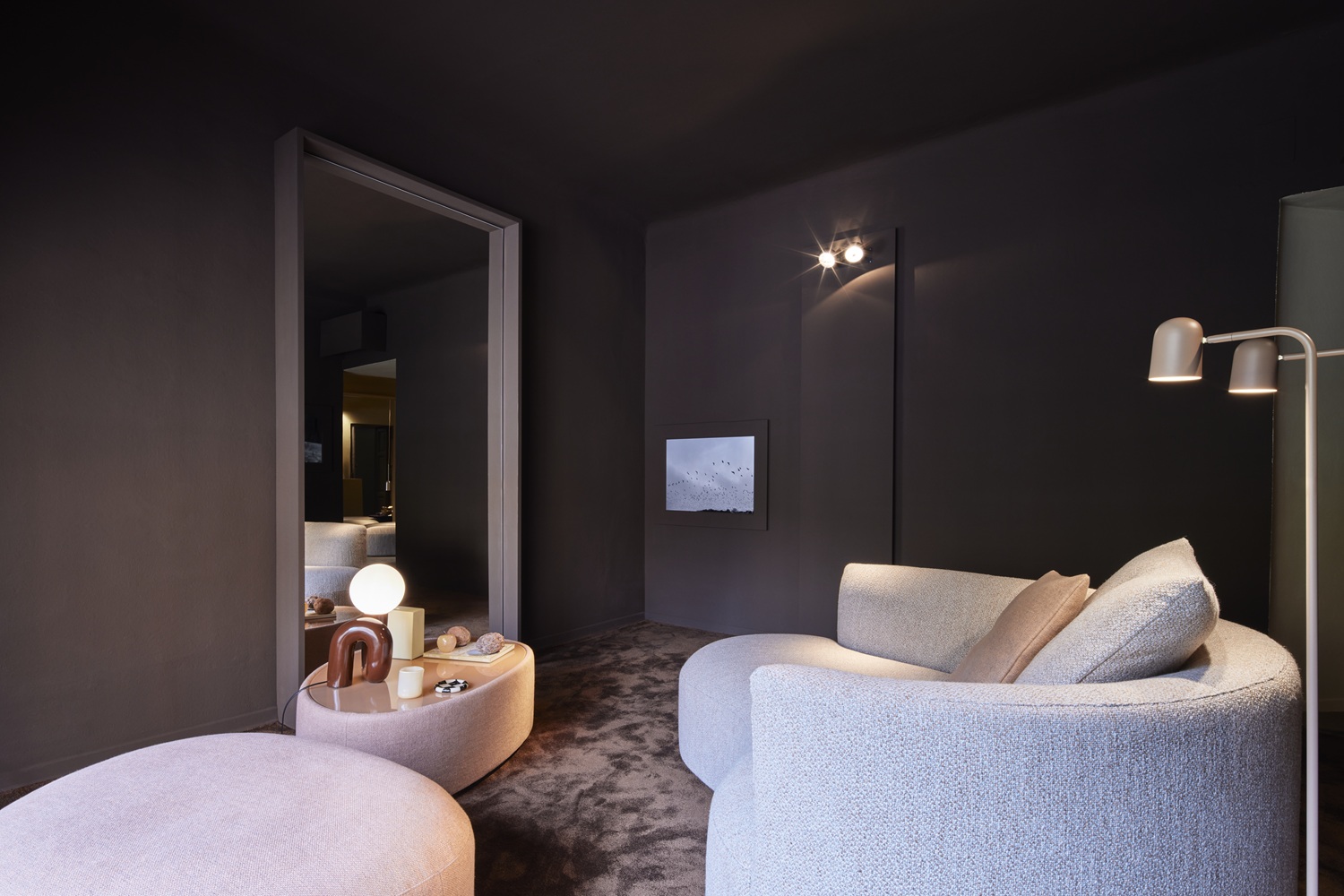 Siwa Sofa klein mit Liege Cor