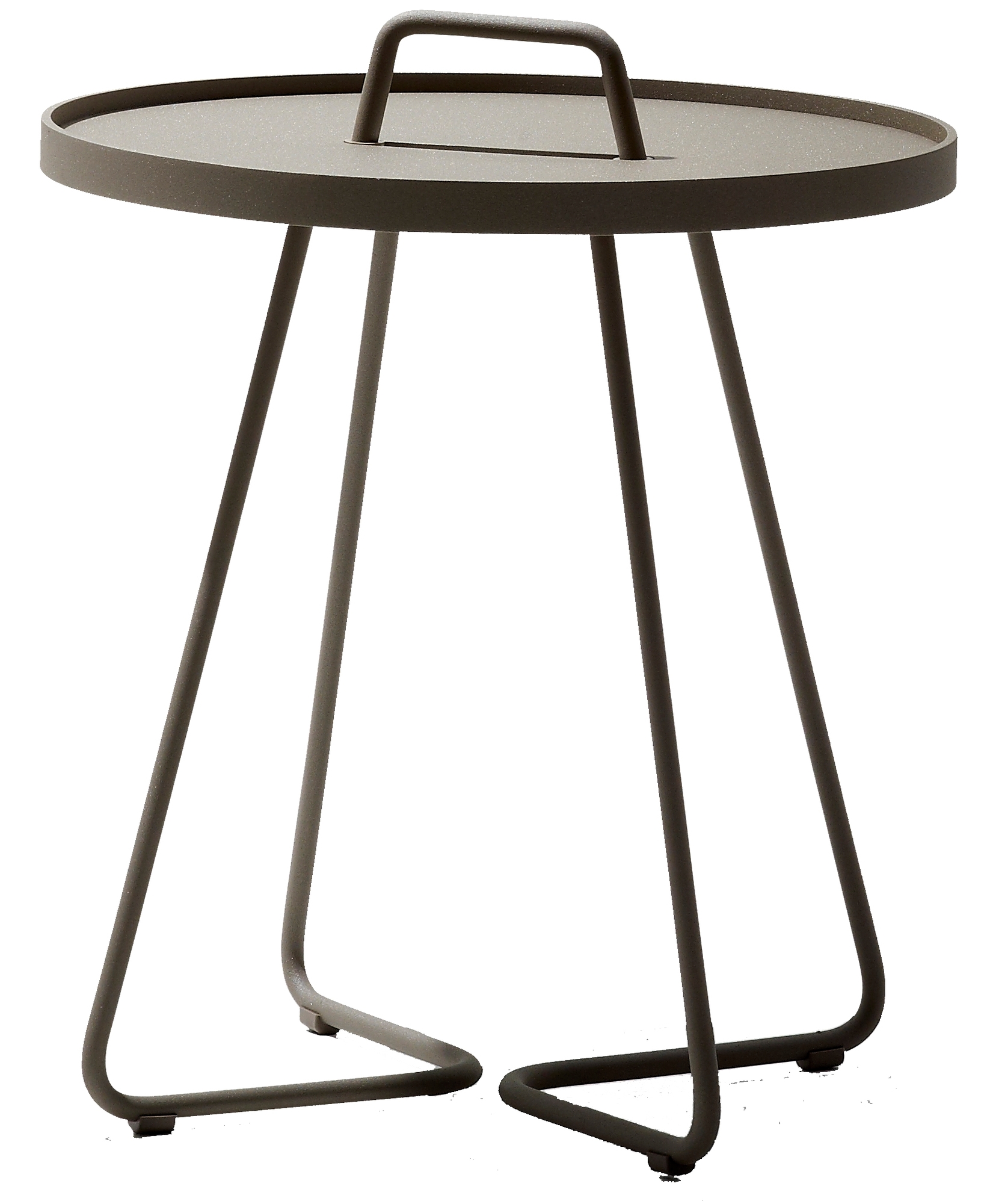 On-The-Move Outdoor Beistelltisch groß Taupe Cane-Line