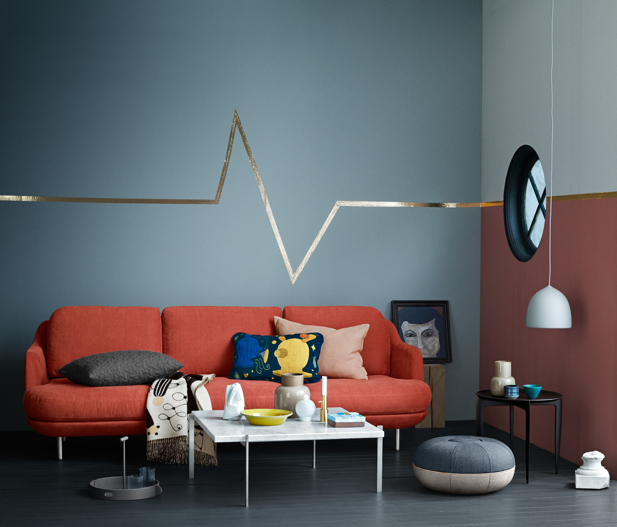 Suspence P1 Pendelleuchte Fritz Hansen Schwarz