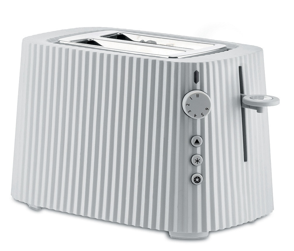 MDL08 W Plissé Toaster weiß Alessi MDL08 W Plissé Toaster weiß Alessi