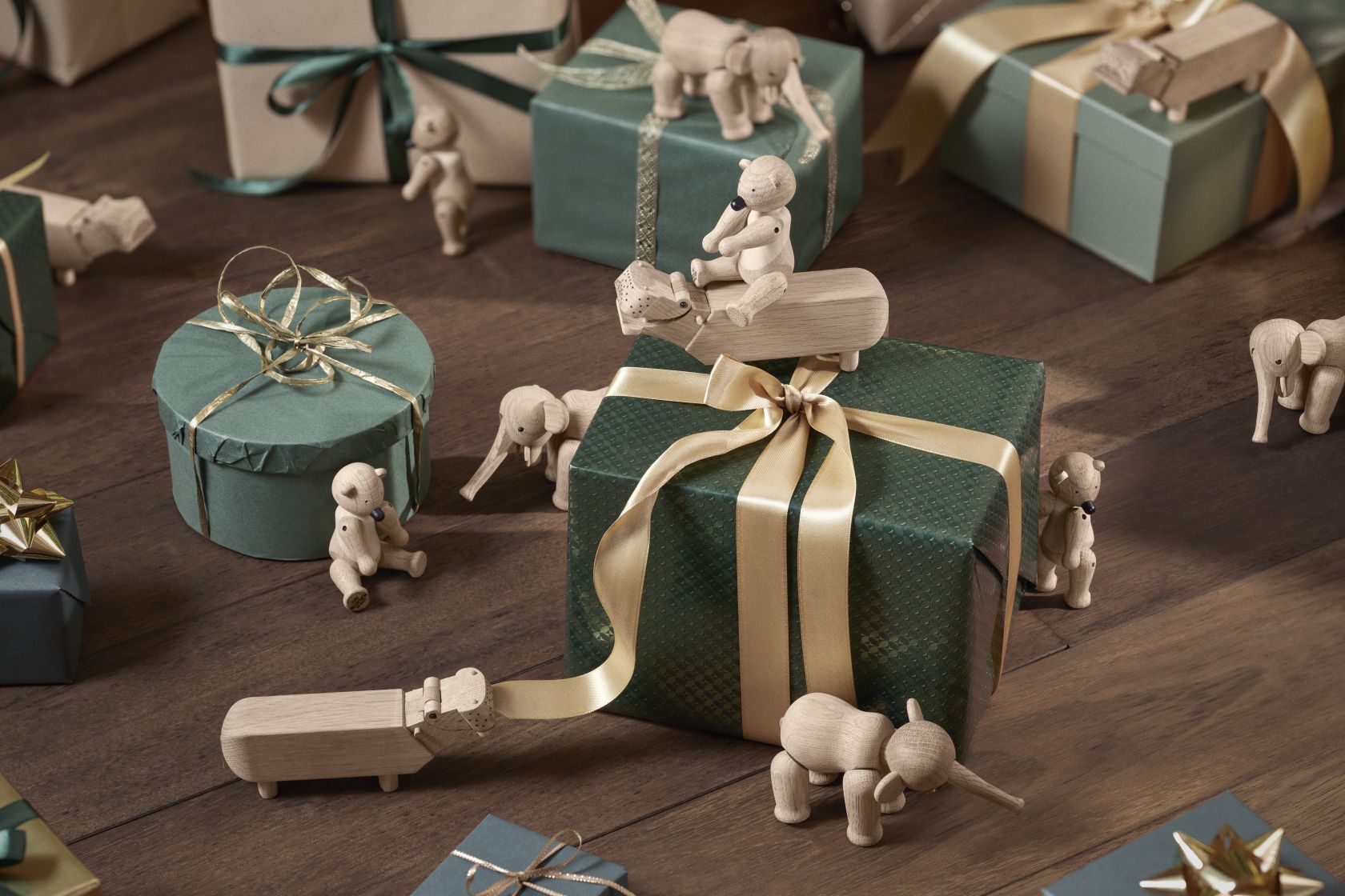 Set Liliput 3 Stück Holzfigur Kay Bojesen