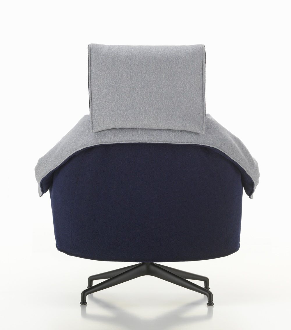 Bascule Highback Sessel mit Ottoman Vitra