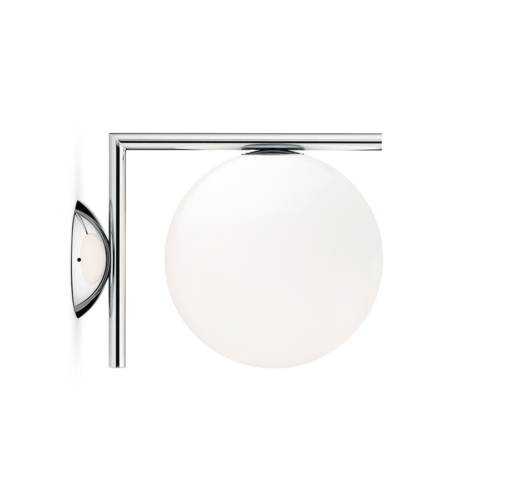 IC Lights C/W1 Wandleuchte / Deckenleuchte Flos chrom