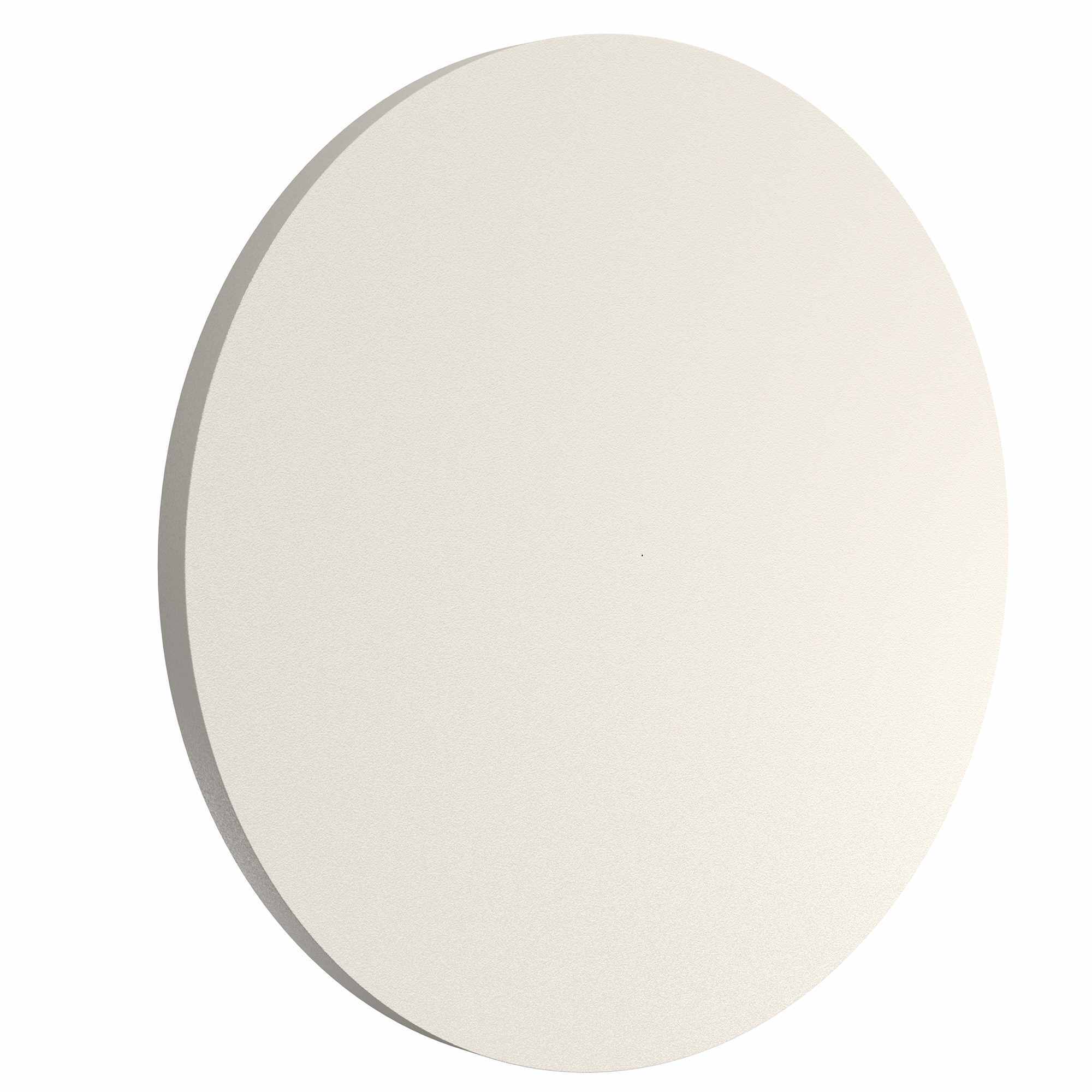 Weiße, runde Camouflage Wandleuchte von Flos-Primer. Moderne Innenbeleuchtung für Wandmontage.