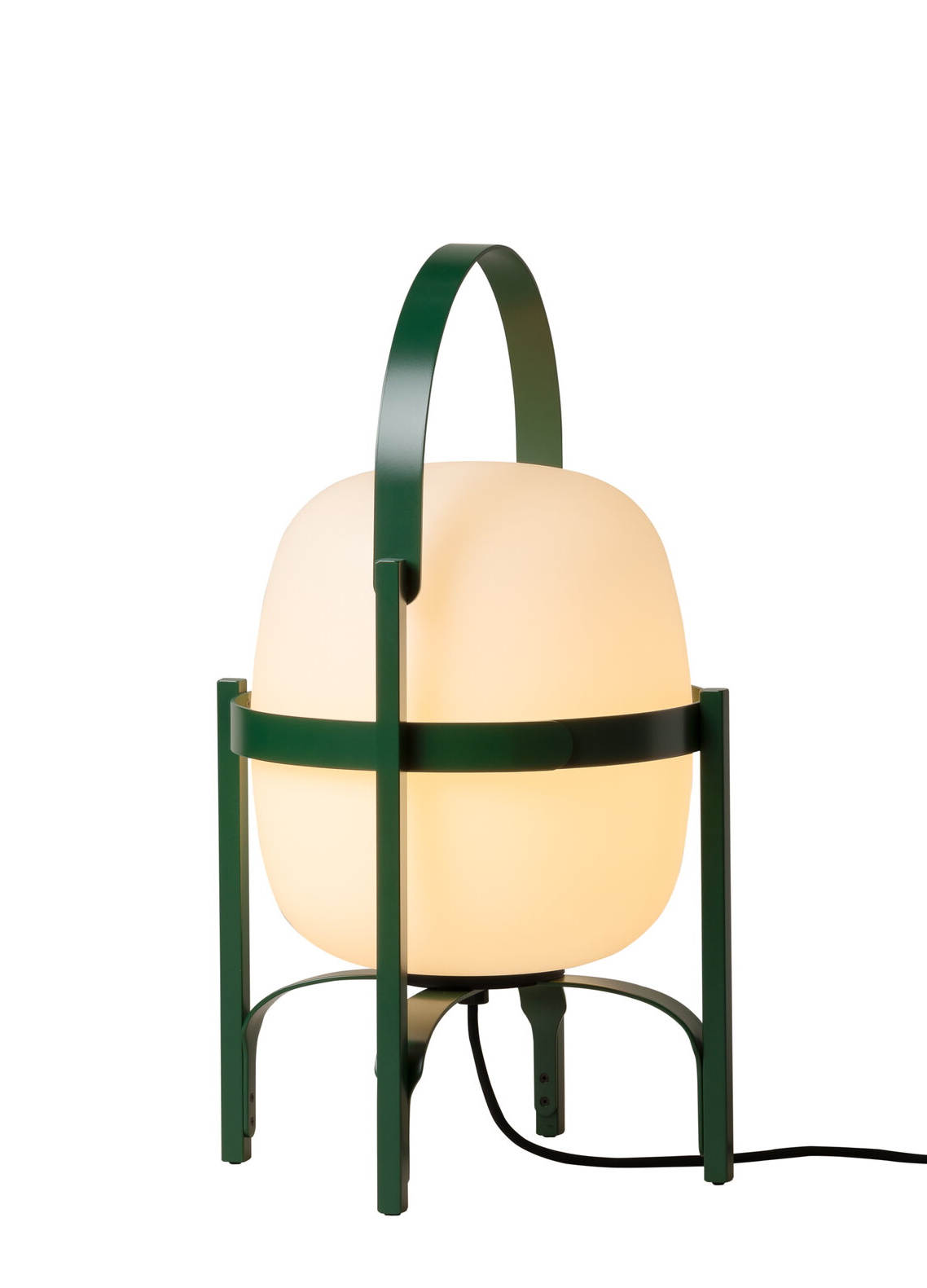 Cesta Exterior Tischleuchte Outdoor English Green Santa & Cole