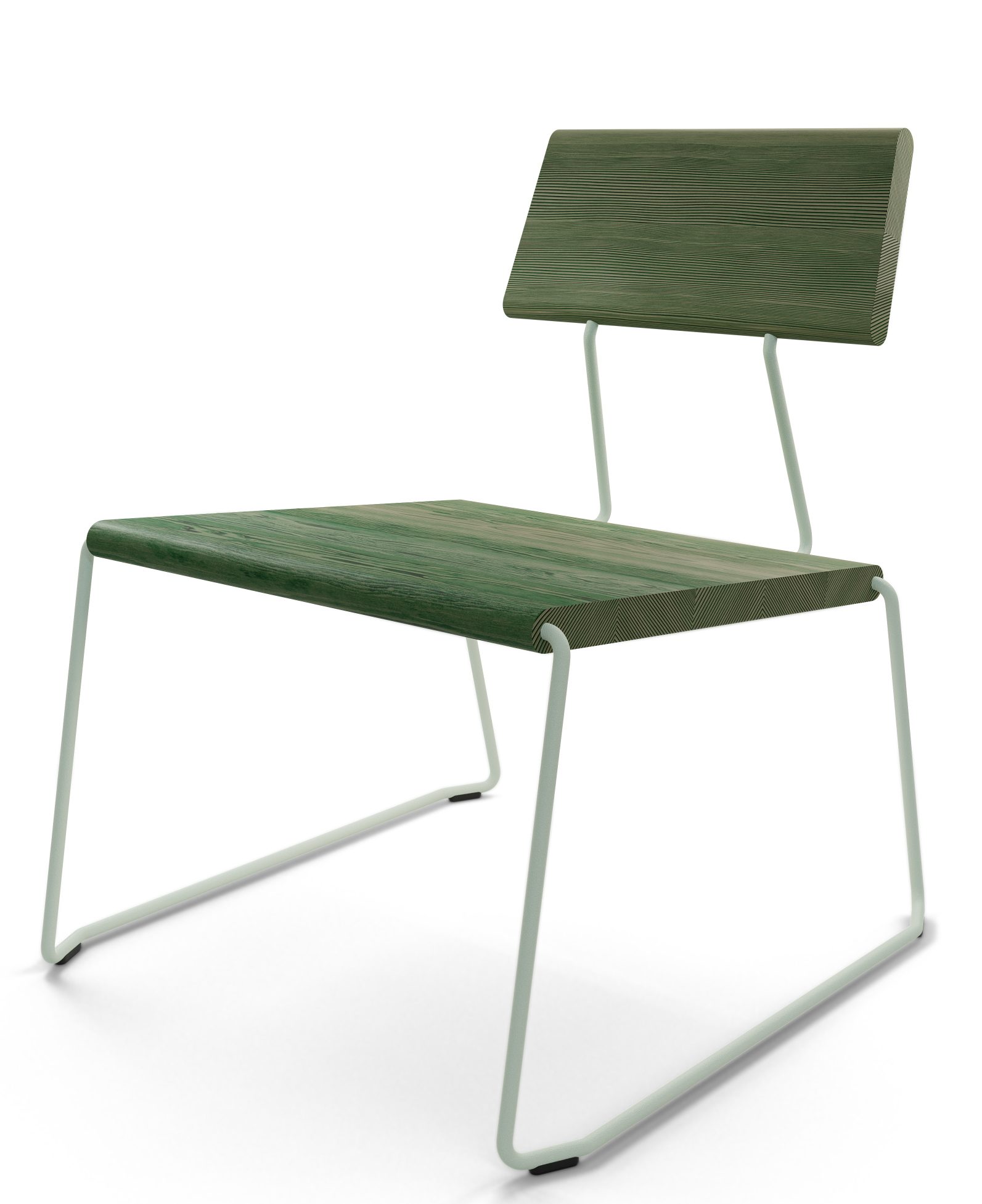 D:007 Loungechair Waldgrün Fuchs & Habicht