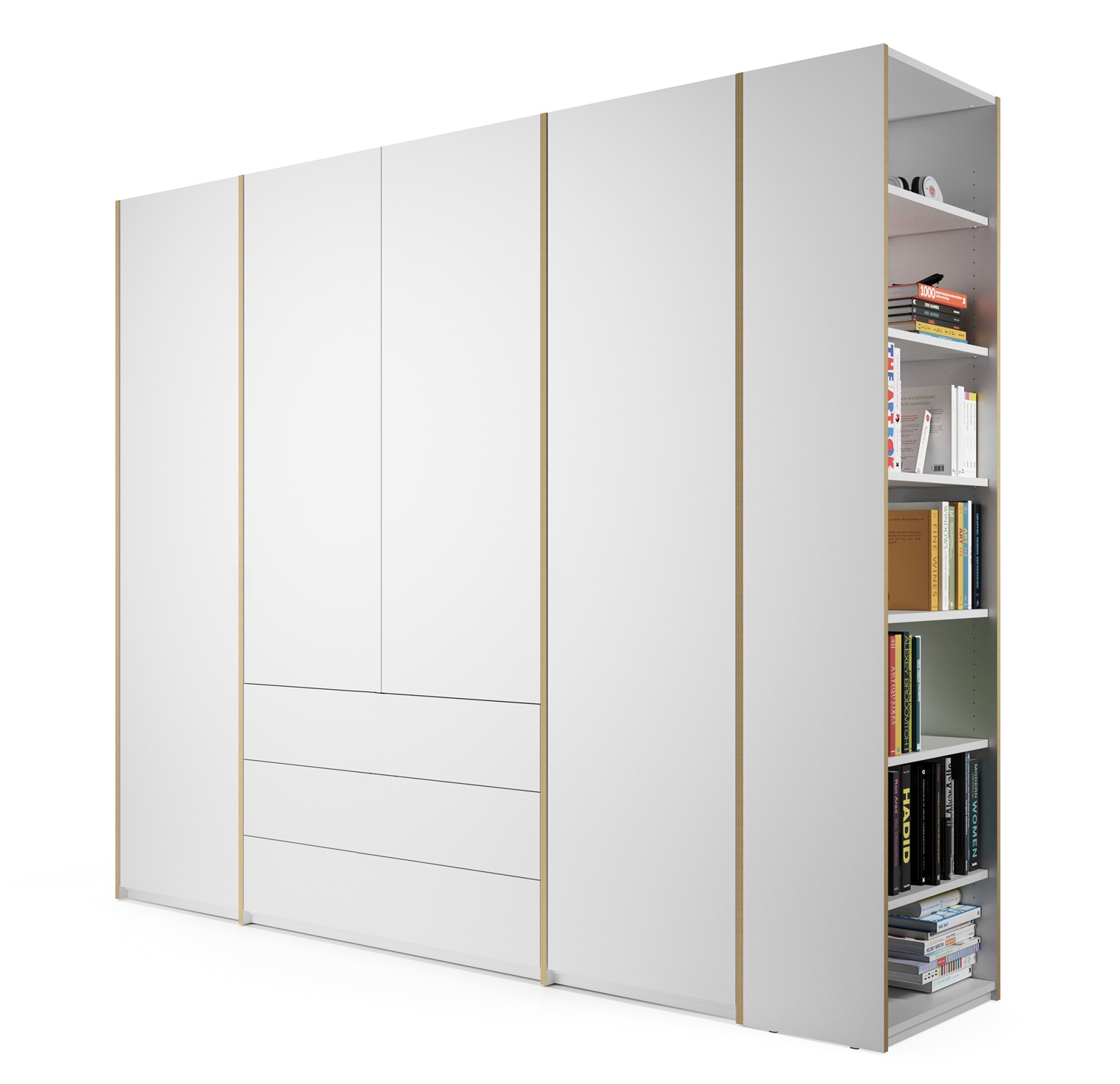 MODULAR PLUS Schrank mit Anbauregal rechts Müller Möbelwerkstätten