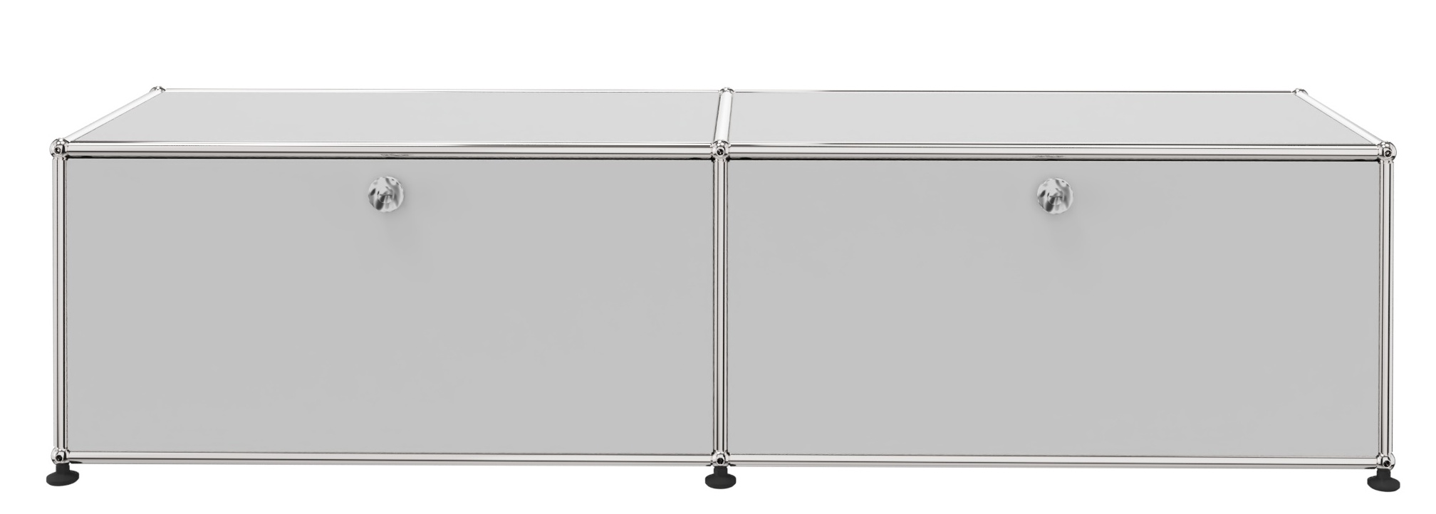 USM Haller Lowboard 2 Klappen Reinweiß - FAST DELIVERY