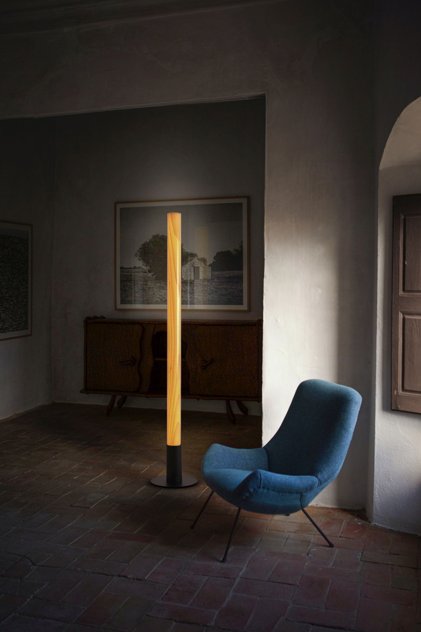 Estela Stehleuchte Buche LZF Lamps