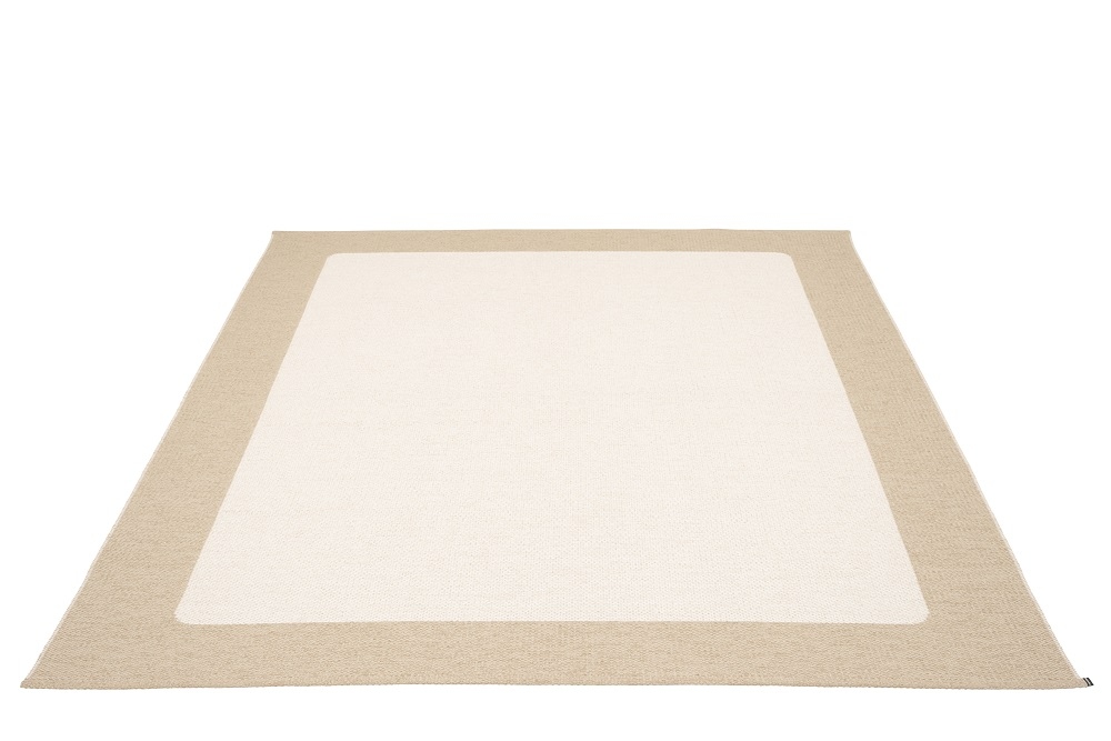 Ilda Kunststoffteppich 180x180 cm Pappelina Beige