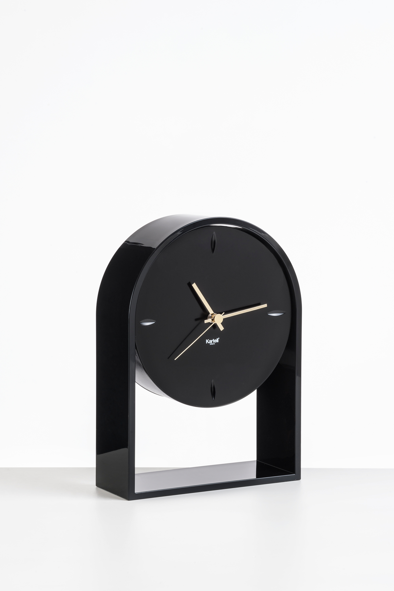 Air du Temps Tischuhr Kartell Schwarz