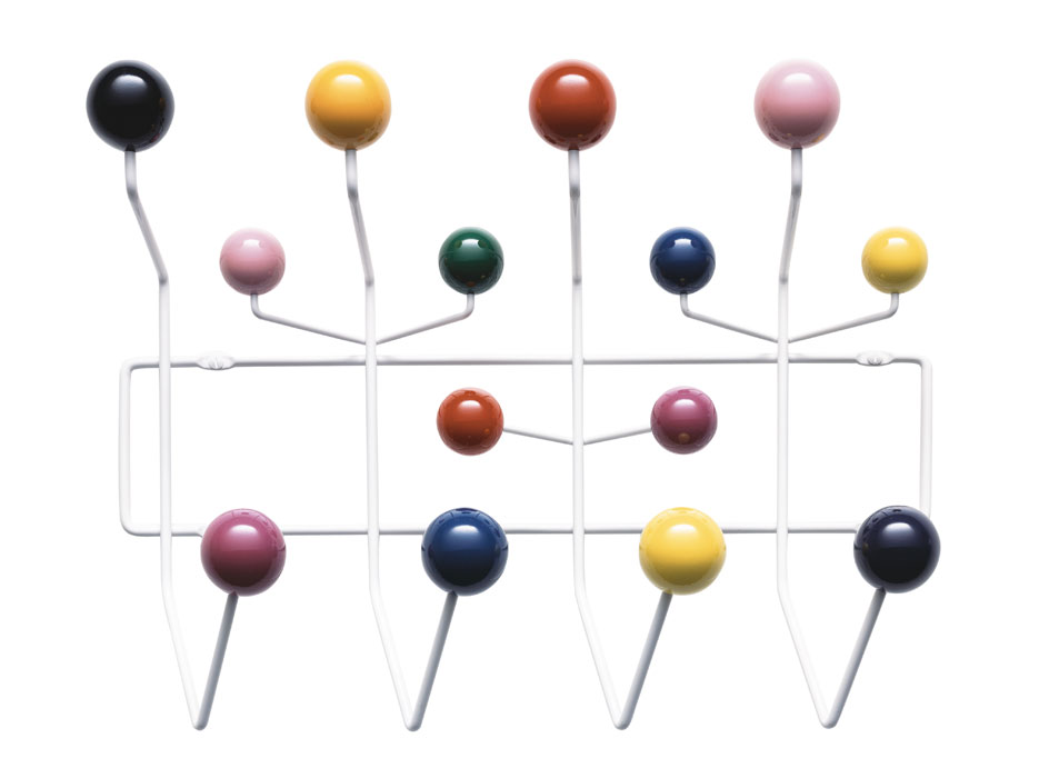 Eames Hang it all Garderobe mehrfarbig Vitra