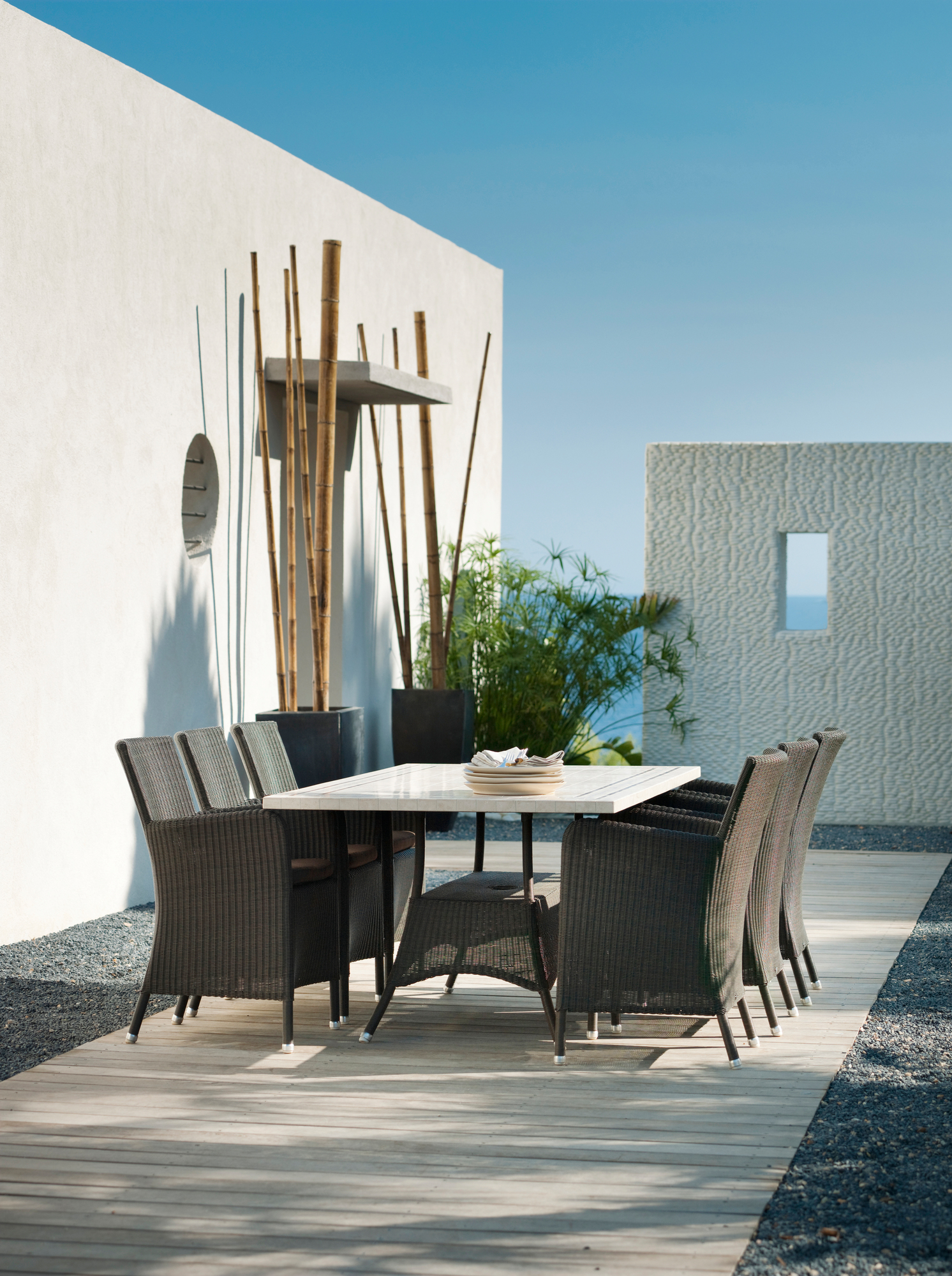 Hampsted Outdoor Sessel schwarz Cane-Line