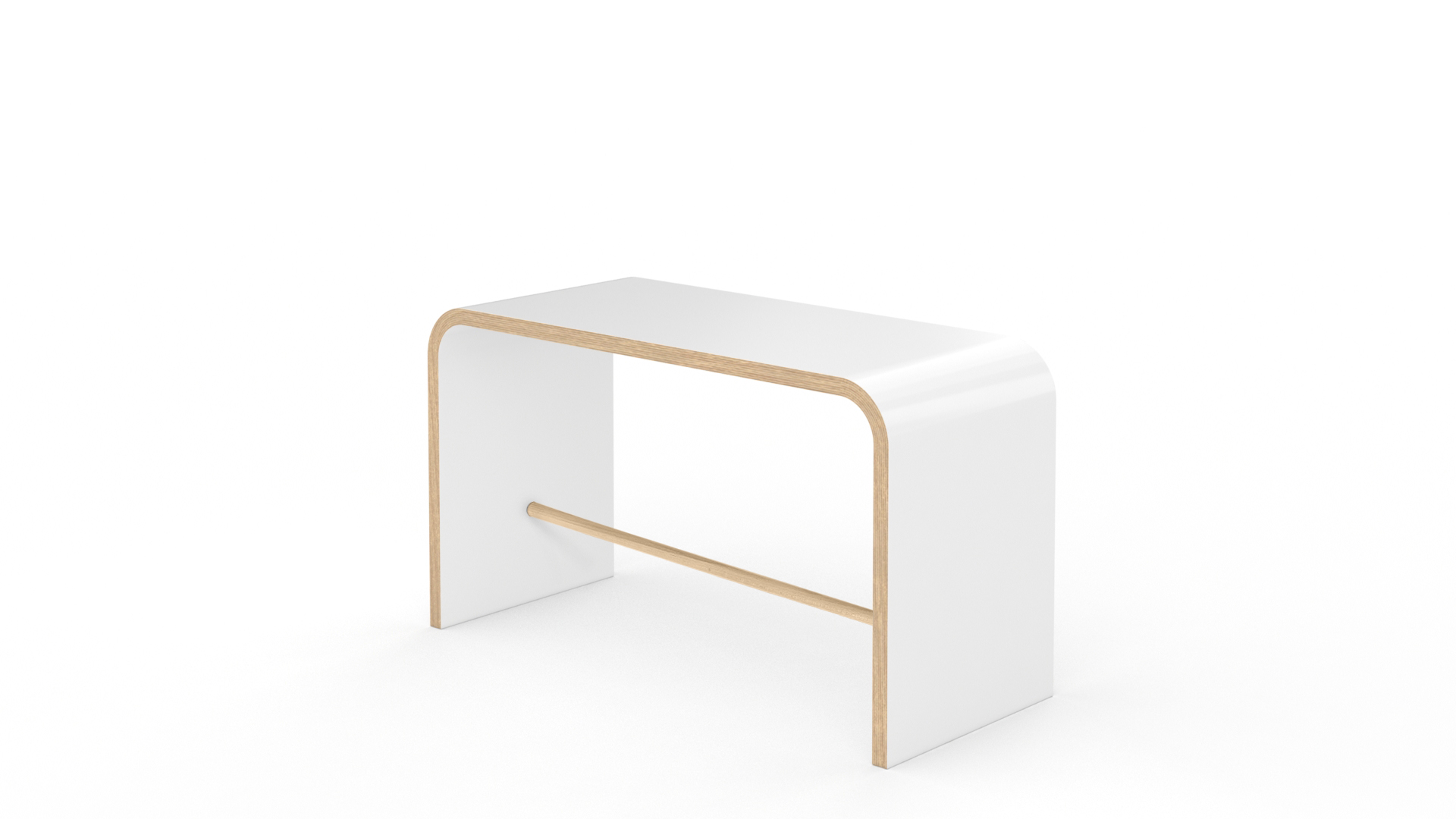 Sit Hocker weiß Tojo