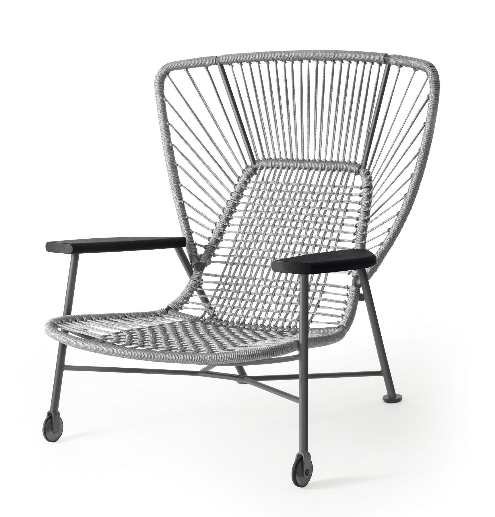 Shinzo Hybrid Lounge Chair Indoor / Outdoor Sessel Walter Knoll