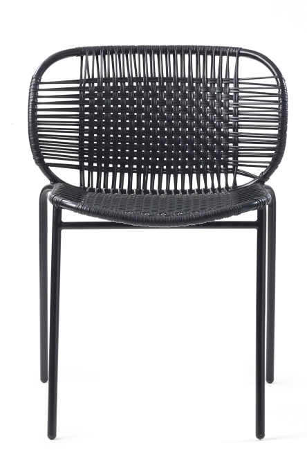 Cielo Stacking Chair Stapelbarer Stuhl Outdoor ames Schwarz - Schwarz