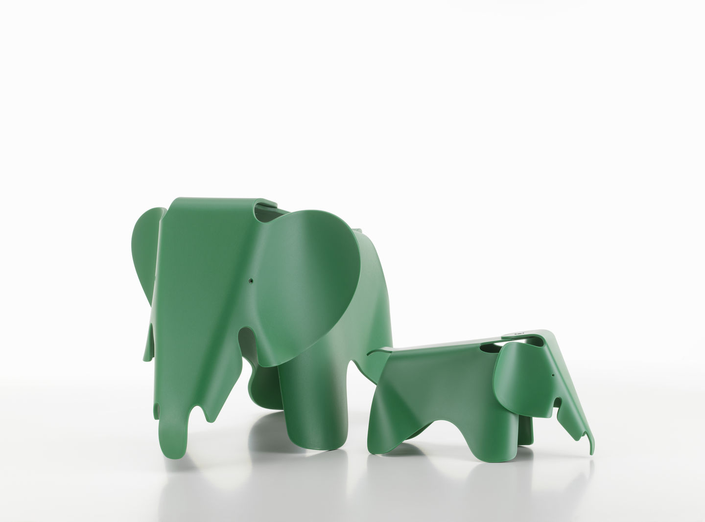 Eames Elephant Hocker RE Vitra Smaragd