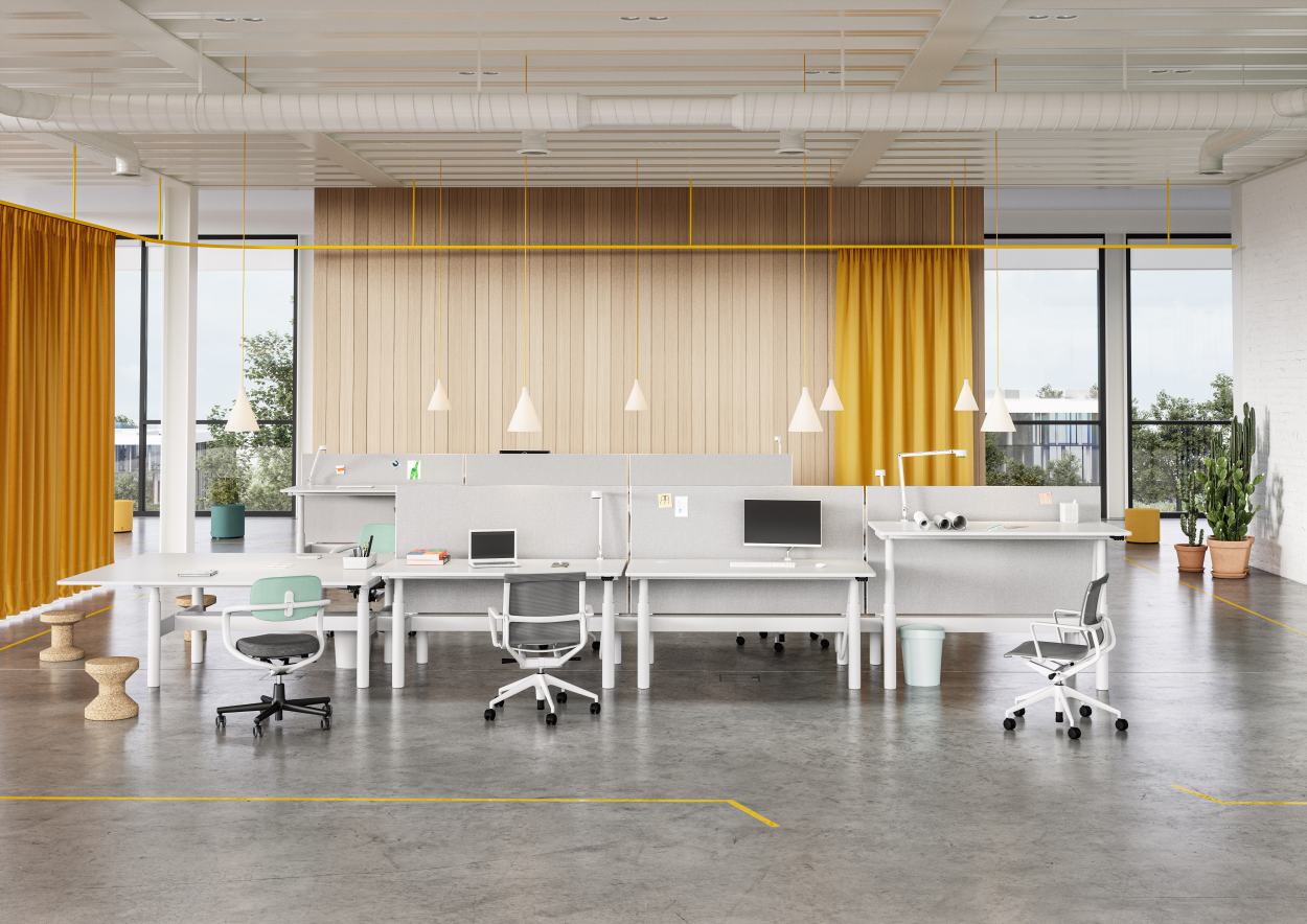 Tyde 2 Sitz - und Stehtisch 160 cm Vitra