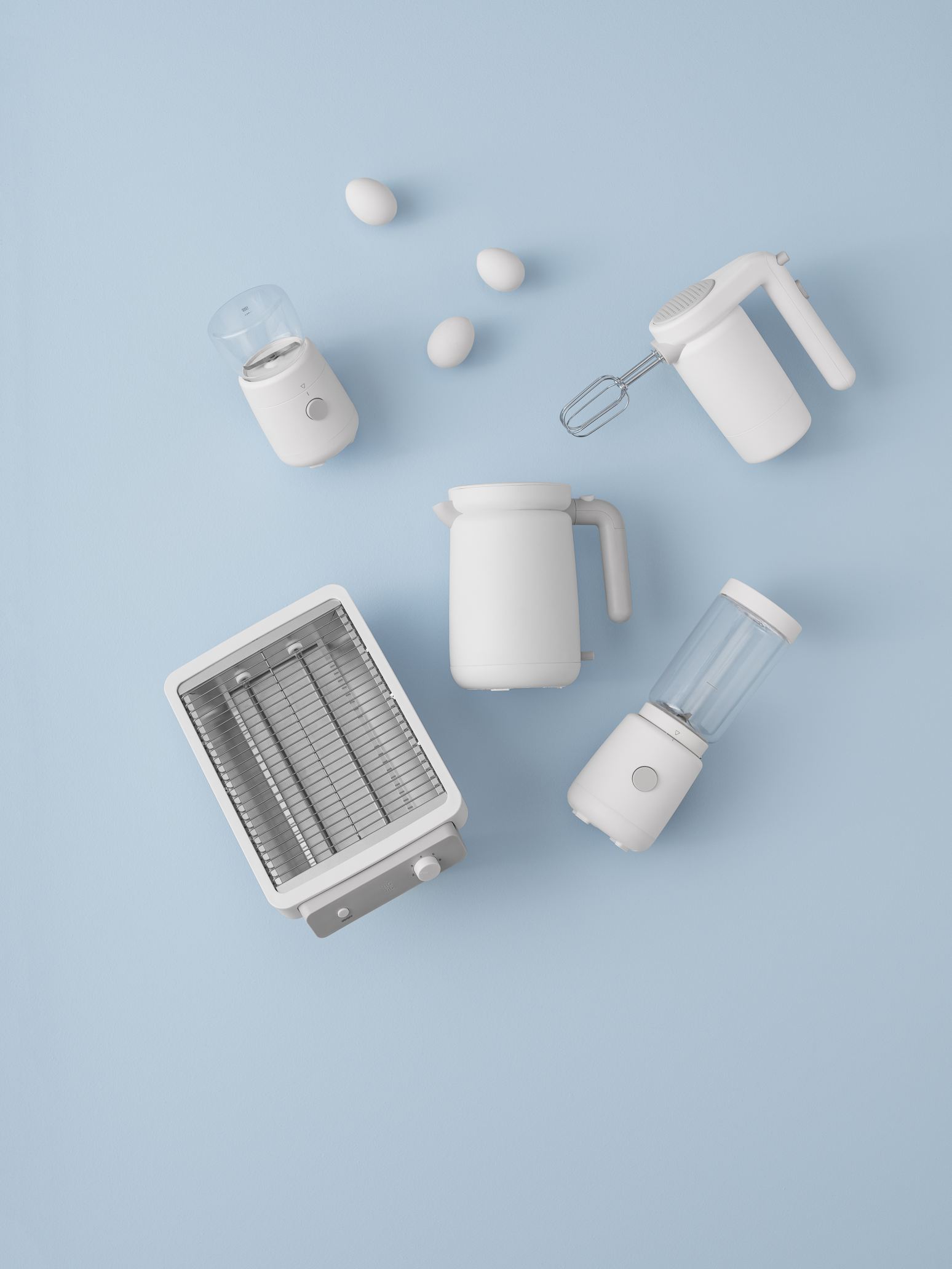 Foodie Hand Mixer Handrührgerät Weiß RIG TIG by Stelton EINZELSTÜCK