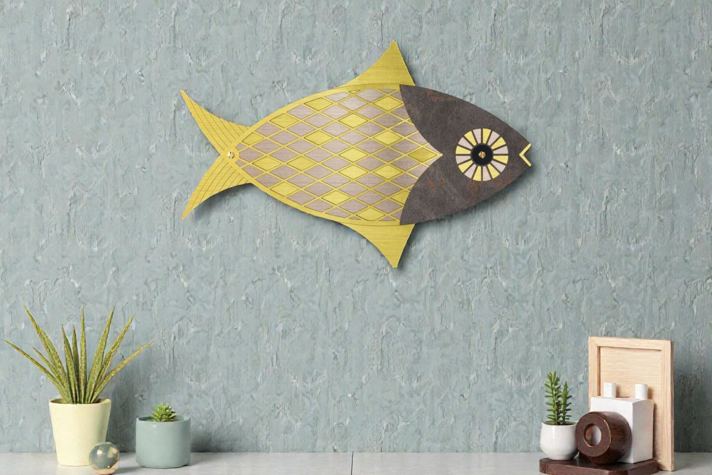 Lucky Fish Fischmaske Gold Umasqu EINZELSTÜCK