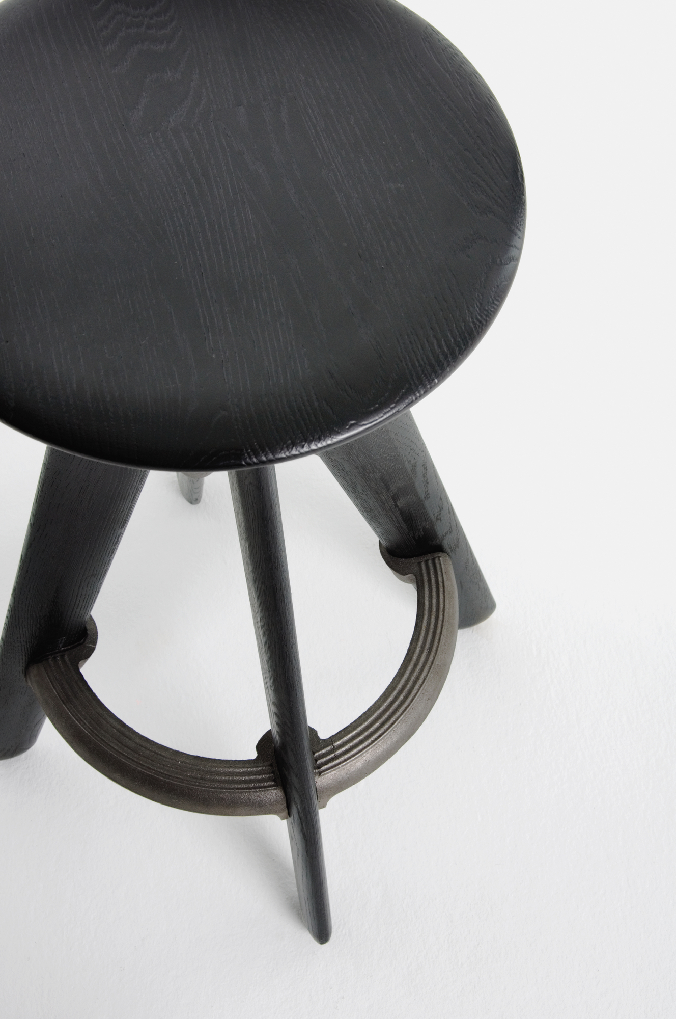 Slab Barhocker schwarz Tom Dixon