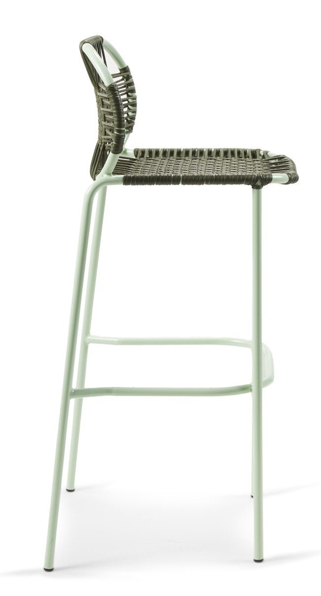 Cielo Barstool Barhocker Outdoor ames Olive grün - Pastell grün