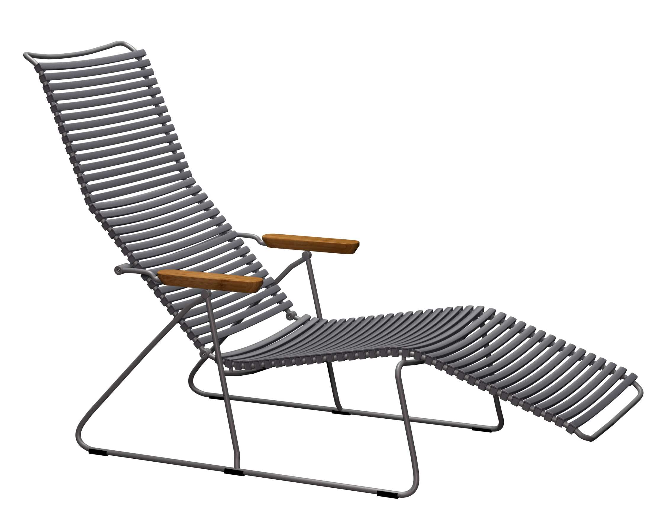 Click Sunlounger Outdoor Sonnenliege Houe Dunkelgrau