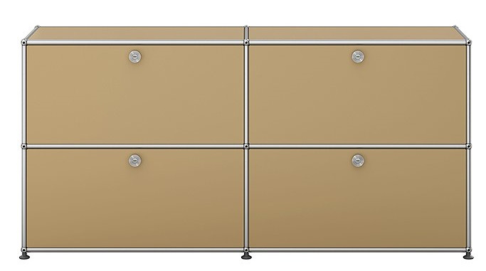 USM Haller Sideboard mit 4 Klappen – QUICK SHIP - beige