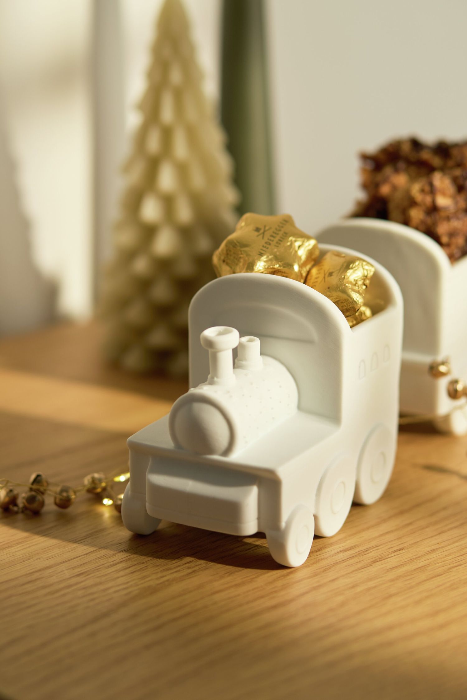 Weihnachtszug Set Schalen-Set Räder