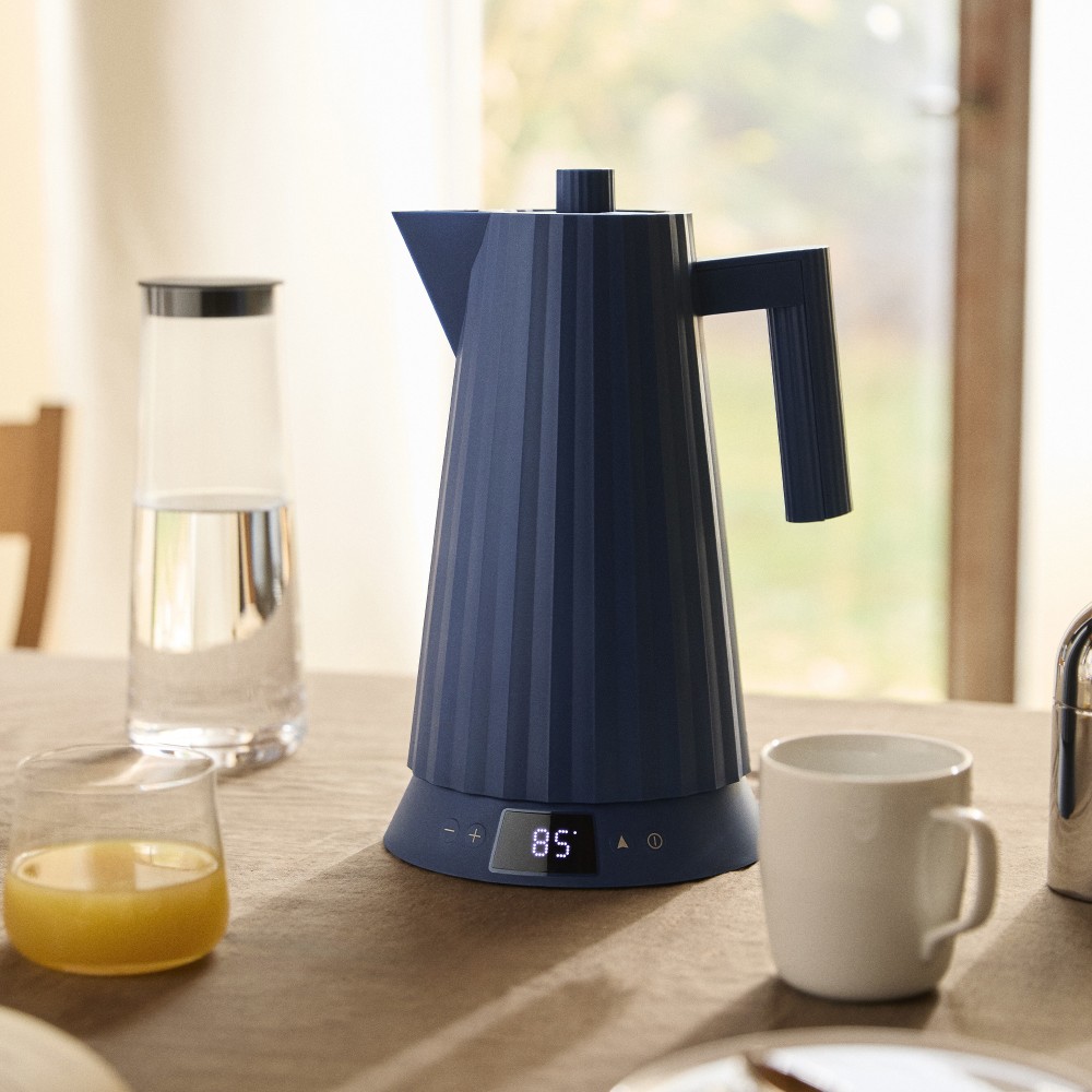 MDL21 Plissé Wasserkocher mit Temperaturregelung Alessi
