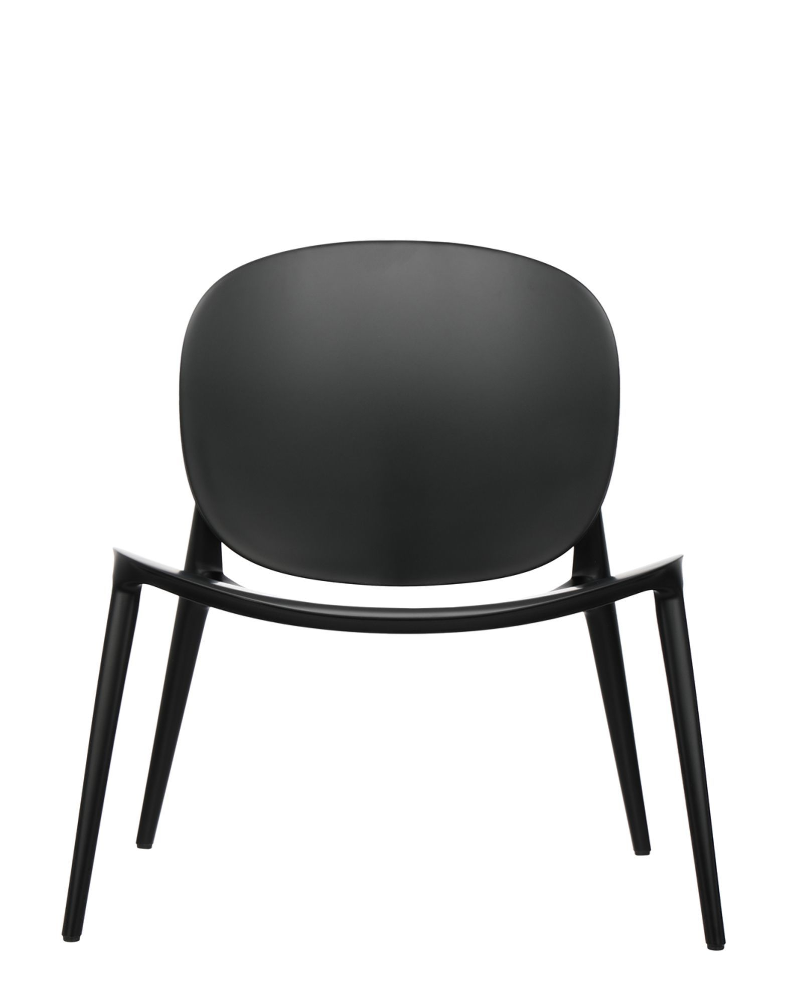Be Bop Outdoorsessel Kartell Schwarz