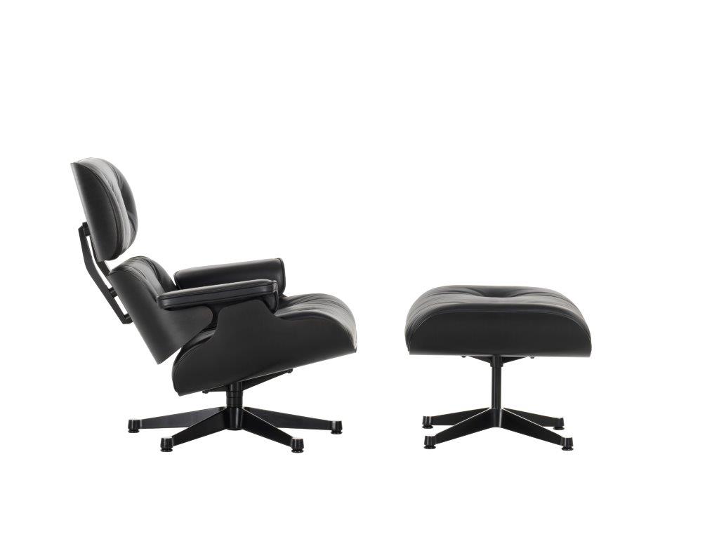 Eames Lounge Chair & Ottoman SCHWARZ Vitra