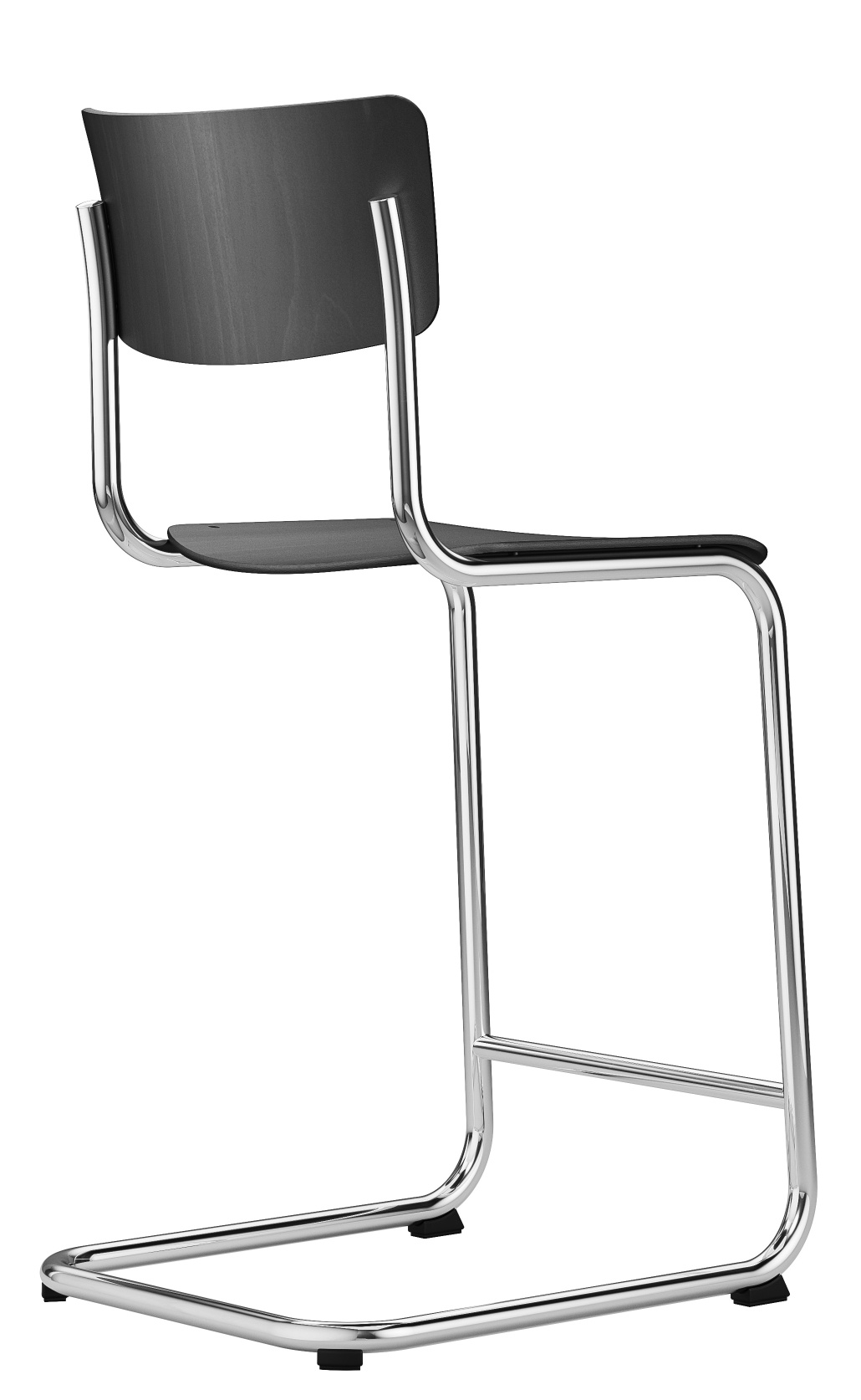S 43 HT Stahlrohr Klassiker Barhocker Thonet