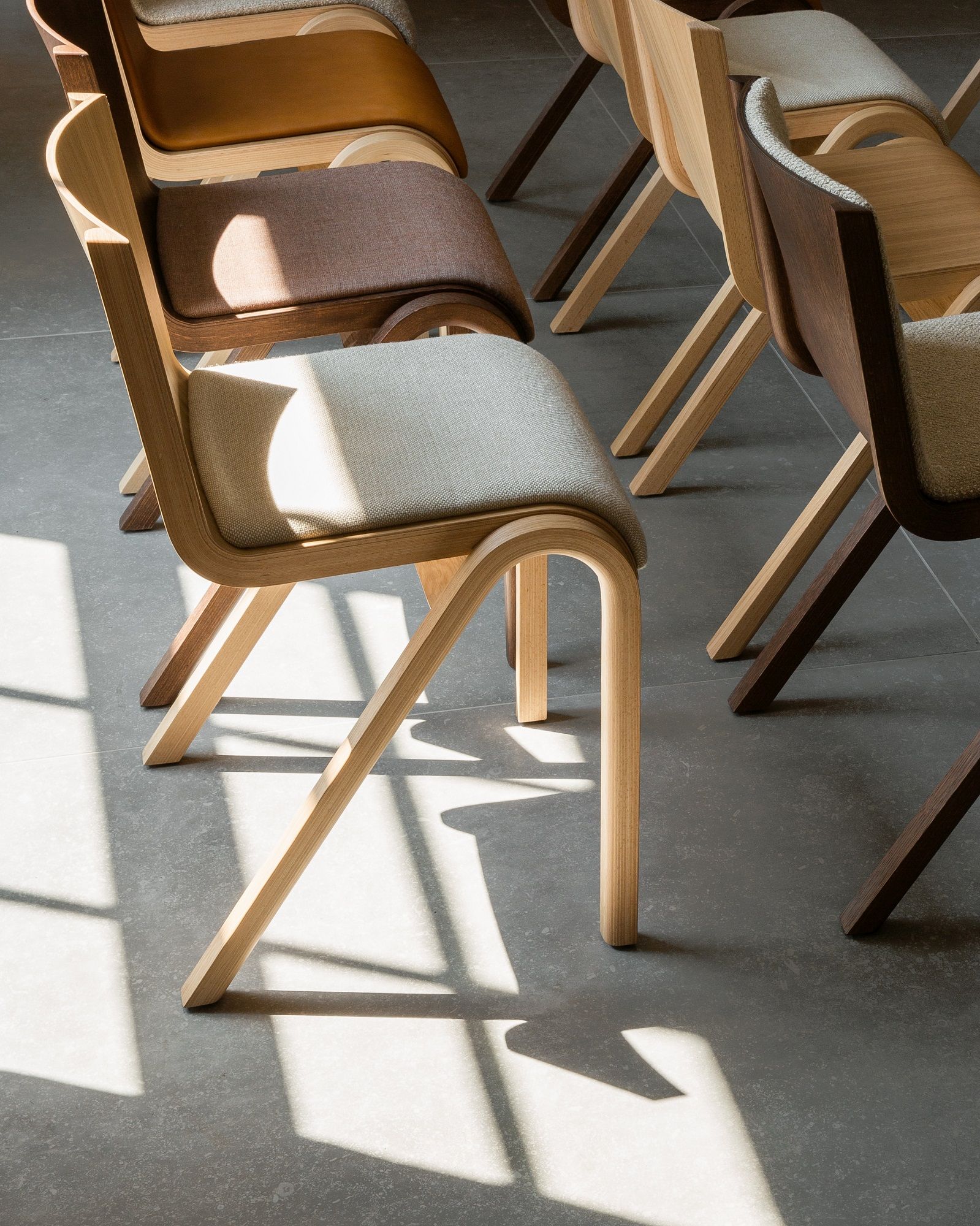 Ready Dining Chair Seat Upholstered Stuhl mit Sitzpolster Audo Copenhagen