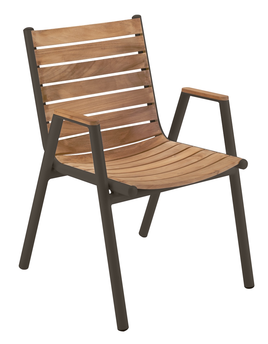 Pilotis Sessel mit Armlehnen Teak Outdoor Fermob