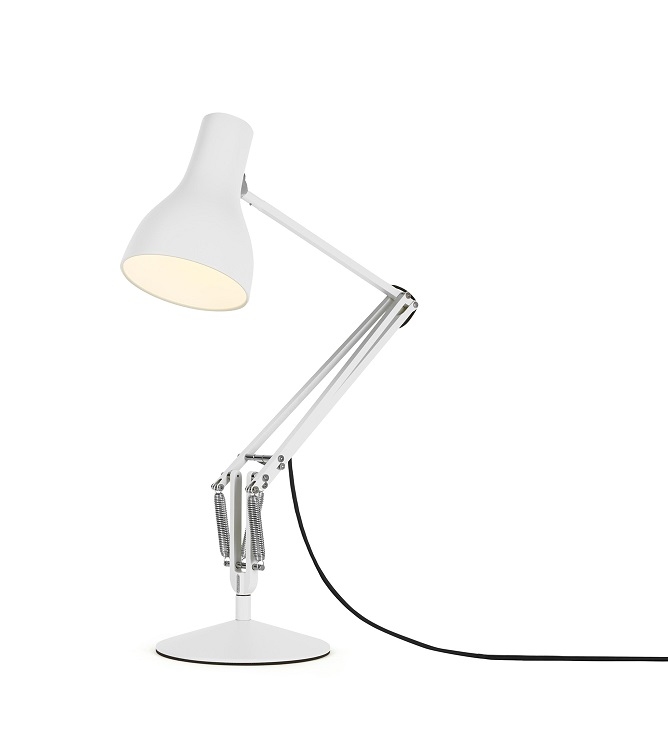 Type 75 Desk lamp Tischleuchte Anglepoise Alpine weiß