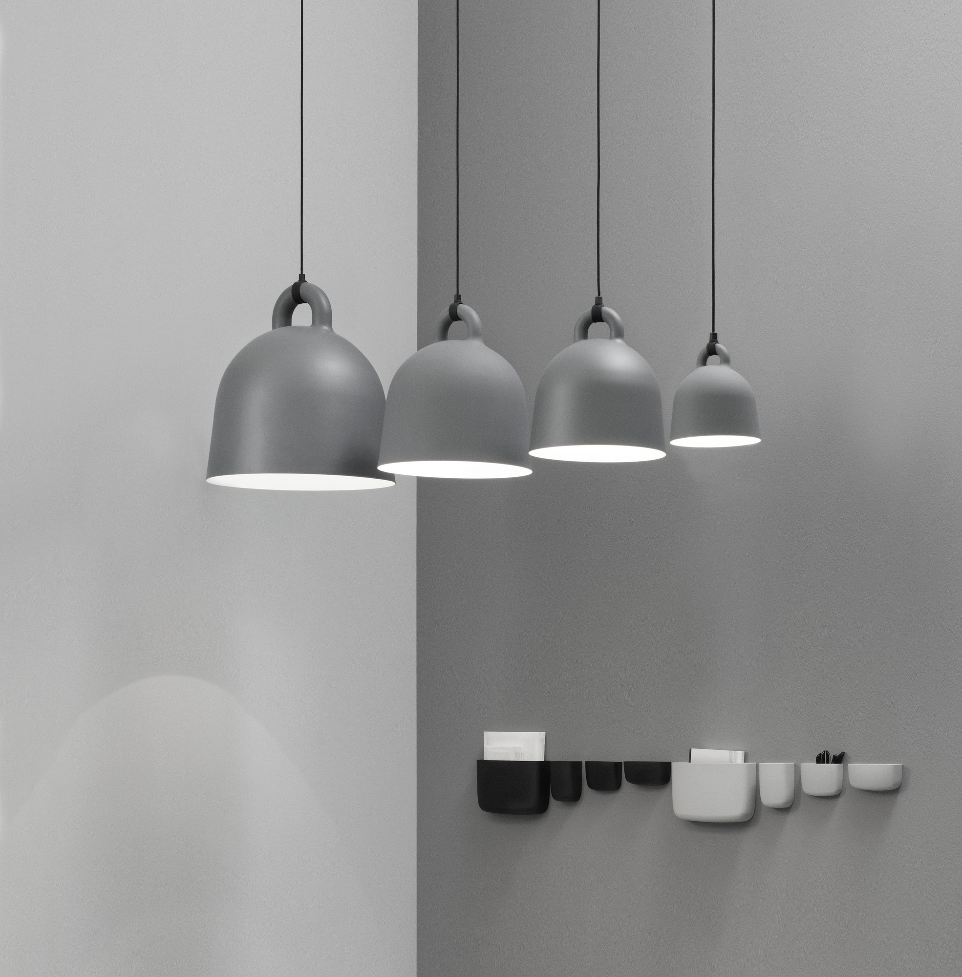 Bell Lamp Hängeleuchte Ø 55 cm Normann Copenhagen EINZELSTÜCK Grau
