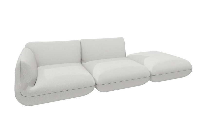 Jalis21 Sofa Hellgrau Cor 