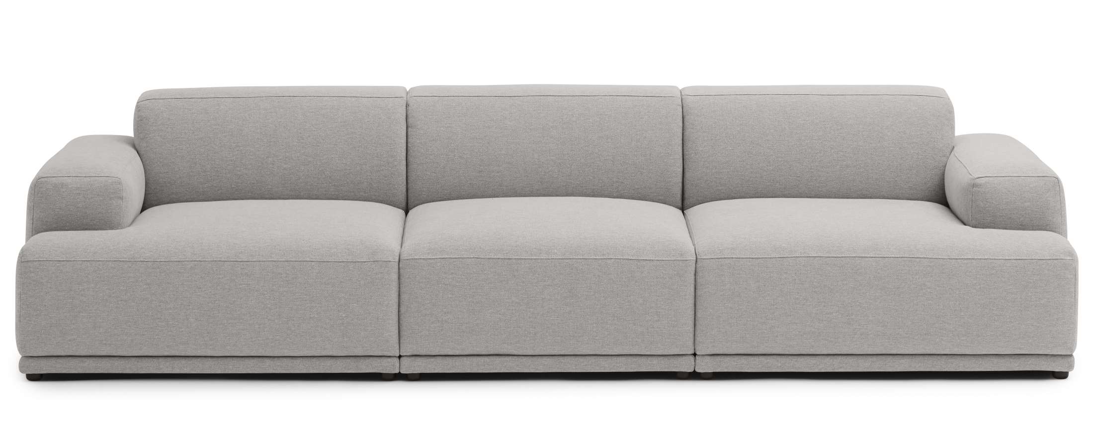 Connect Soft Modular Sofa 3-Sitzer Clay 12 Konfiguration 1 Muuto