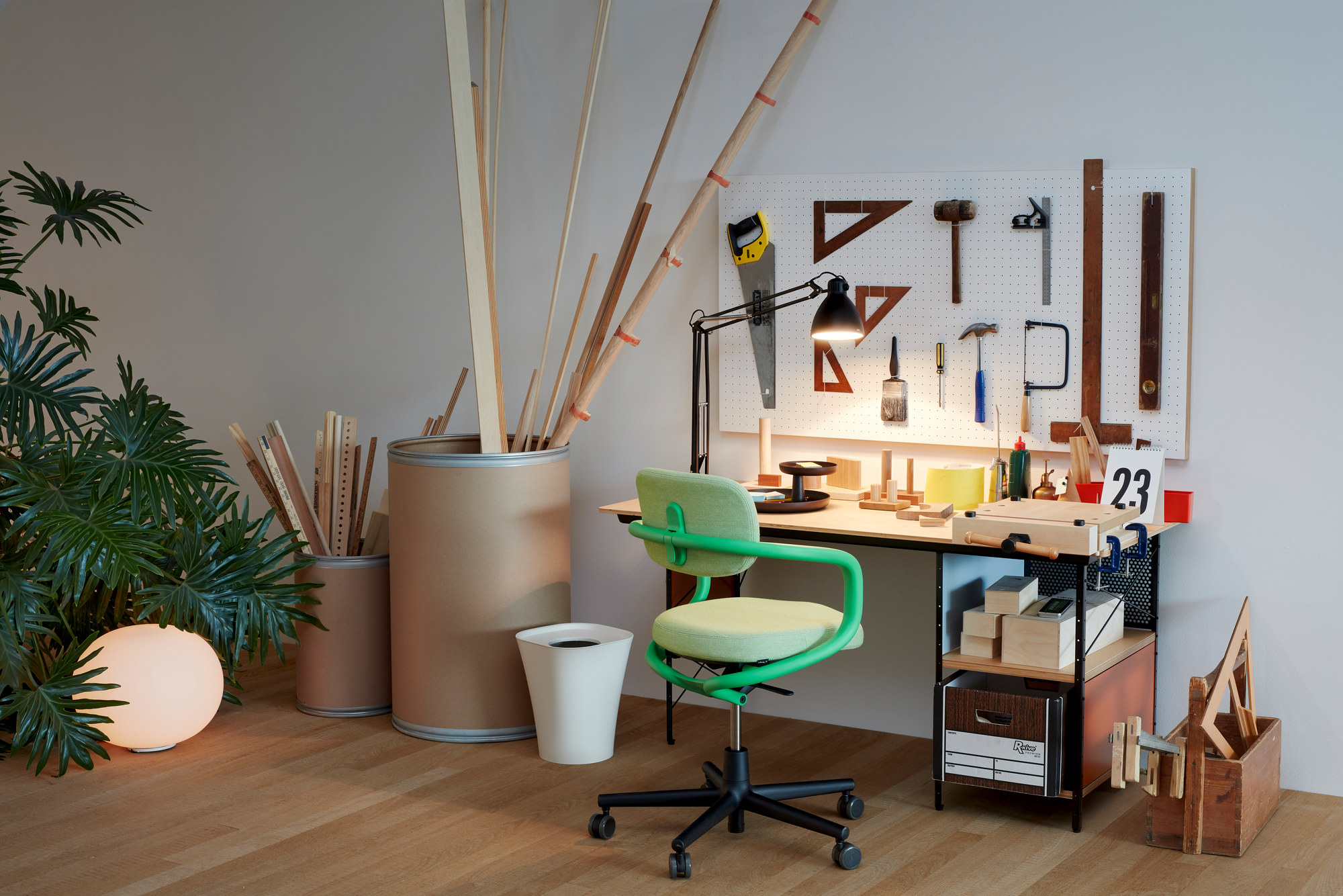 Eames Desk Schreibtisch Unit EDU Vitra