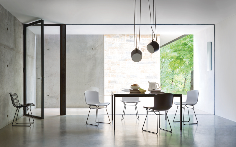 Bertoia Plastic Side Chair Kunststoff Stuhl Knoll International Bertoia Plastic Side Chair Kunststoff Stuhl Knoll International