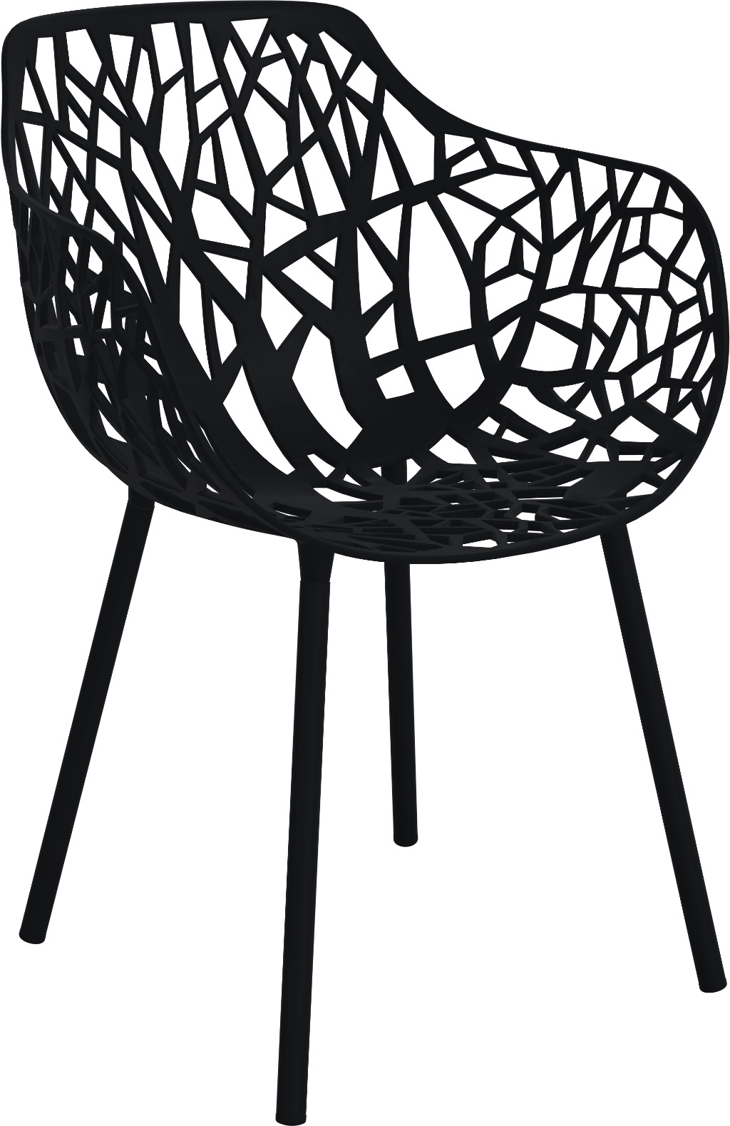 Forest Outdoor Sessel Fast schwarz